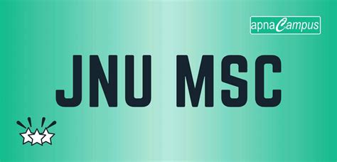 JNU MSc Admission 2023 - Dates, Application, Eligibility, Selection ...