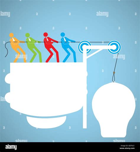 Teamwork, Vector illustration Stock Vector Image & Art - Alamy