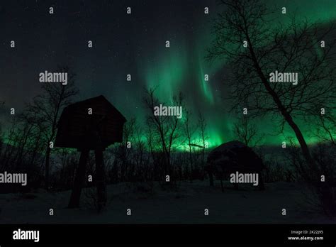 Northern Lights in Sweden Stock Photo - Alamy