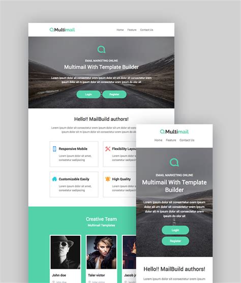 Template Mailchimp Examples - Iweky