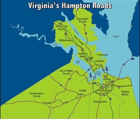 VA Hampton Roads map | Flickr - Photo Sharing!