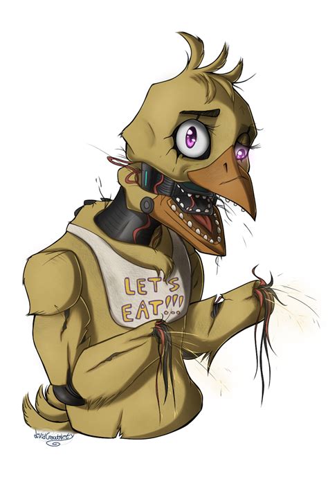 FNAF - Withered Chica by BootsDotEXE on DeviantArt