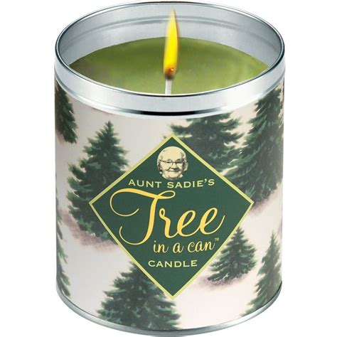 Aunt Sadie's Tree In A Can Pine Scented Candle - Smells Like Christmas Trees - Walmart.com ...