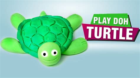 How To Make Play Doh Turtle | Animals Craft Ideas | Making Of Play Doh ...