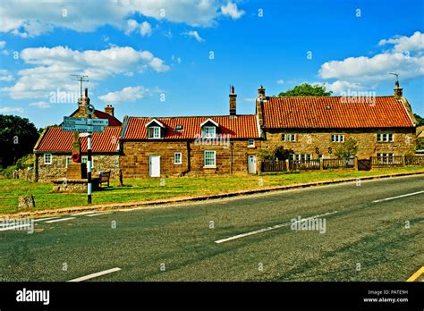 Cottages at Goathland, North Yorkshire, England Stock Photo - Alamy