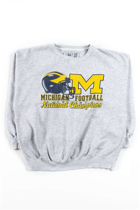 Michigan Football 1997 National Champions Sweatshirt - Ragstock ...