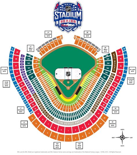 Dodger Stadium Detailed Seating Chart - Stadium Seating Chart