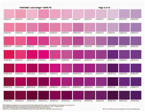 Pin by Julieta Benoit on rosa | Pantone color bridge, Color schemes colour palettes, Pantone cmyk