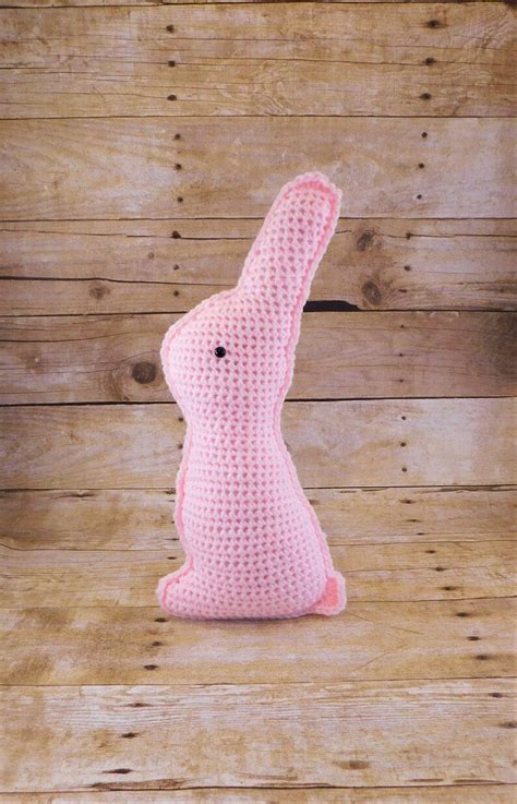 Crochet Bunny Pink Bunny Plush Bunny Crochet Easter | Etsy