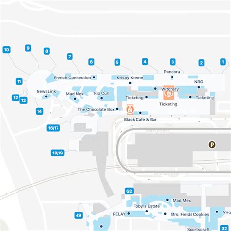 Sydney Kingsford Smith Airport Map | SYD Terminal Guide