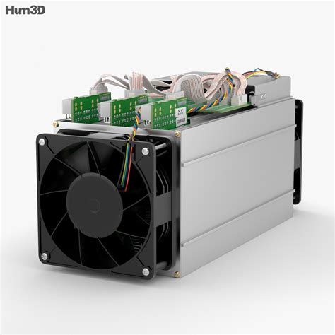 Antminer Cryptocurrency Mining Hardware 3D model - Electronics on Hum3D