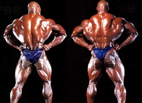 Ronnie Coleman Back Lat Spread Progress 98 vs 99