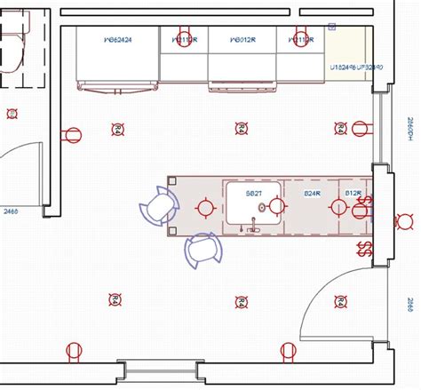 kitchen lighting plan examples - Google Search | Kitchen lighting layout, Lighting plan ...