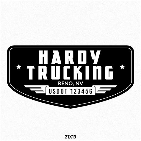 Custom Company Name Truck Decal, 2 Pack – US Decals