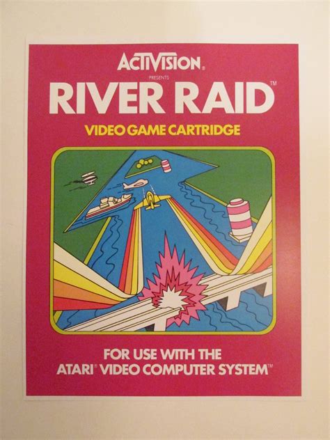 Activision Atari 2600 Video Game Box Art Reproduction 8.5x11 | Etsy