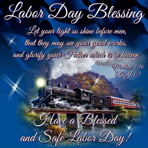 Labor Day Blessing | Labor day quotes, Happy labor day, Labour day