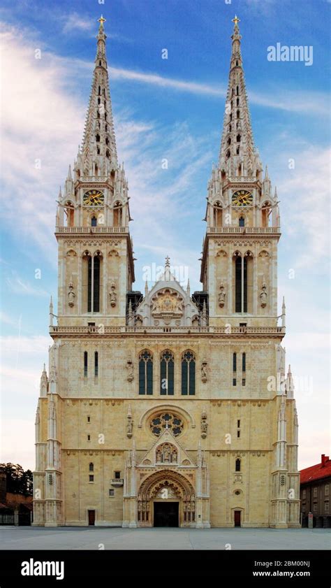 Zagreb, cathedral in Croatia Stock Photo - Alamy