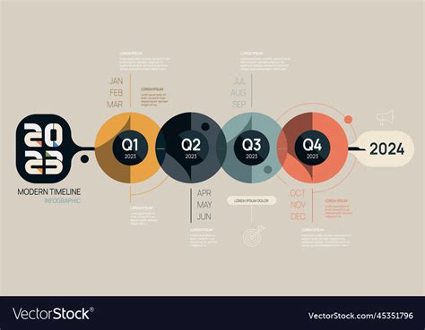 Infographic 2023 template for business modern Vector Image