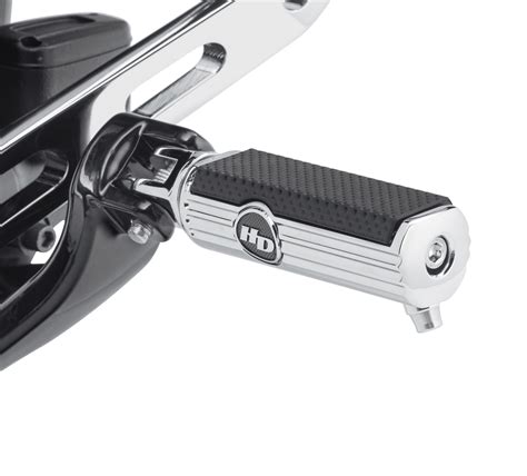 Defiance Rider Footpegs with Removable Wear Peg - Chrome | Harley ...