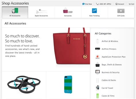 Apple Adds 'Shop Accessories' Section to the Online Apple Store ...