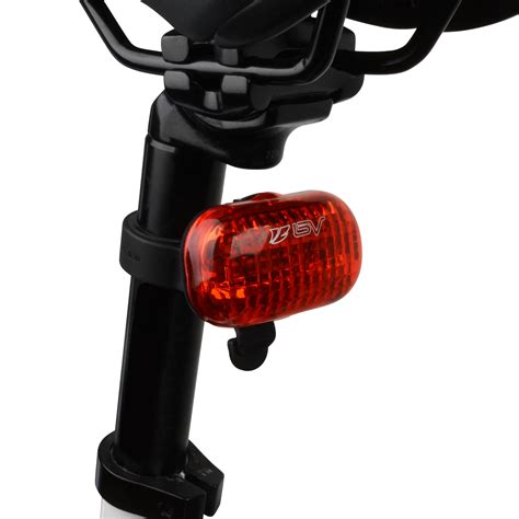 BV Bicycle Light Set Super Bright 5 LED Headlight, 3 LED Taillight, Quick-Release – Bike Booty ...