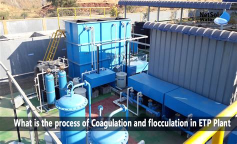 What is the process of Coagulation and flocculation in ETP Plant