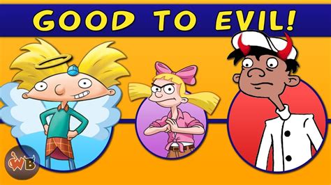 Hey Arnold! Characters: Good to Evil - YouTube