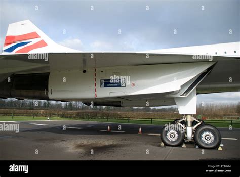 Concorde G-BOAC - Rolls Royce Olympus 593 Supersonic Engine Stock Photo ...