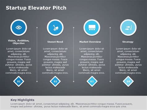 Startup Elevator Pitch PowerPoint Template