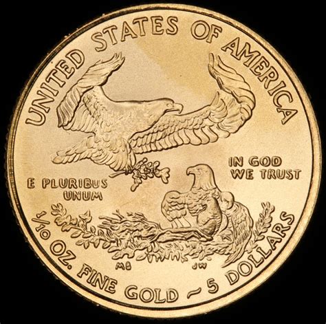 2016 1/10 oz Gold American Eagle $5 Coin | Pristine Auction