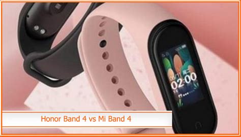 Huawei Honor Band 4 или Xiaomi Mi Band 4: что лучше, таблица сравнения