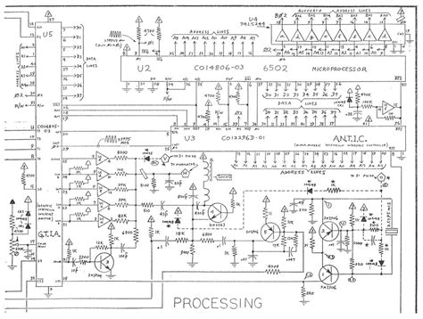 Exploring the Inner Workings of the Iconic Atari 2600: A Schematic Breakdown
