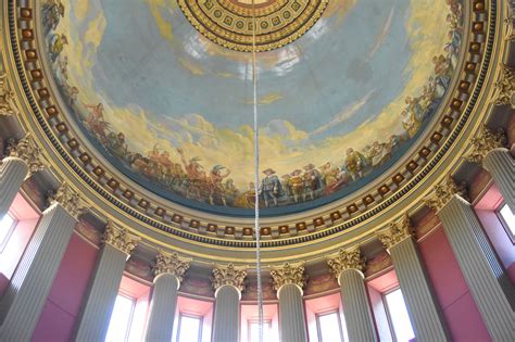 Rhode Island State Capitol (Rotunda Dome Mural – a), Providence, RI ...