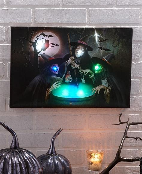 Light and Sound Halloween Canvas Wall Art | Halloween canvas, Halloween canvas art, Halloween ...