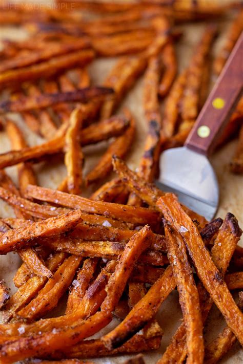 Perfect Baked Sweet Potato Fries - Life Made Simple