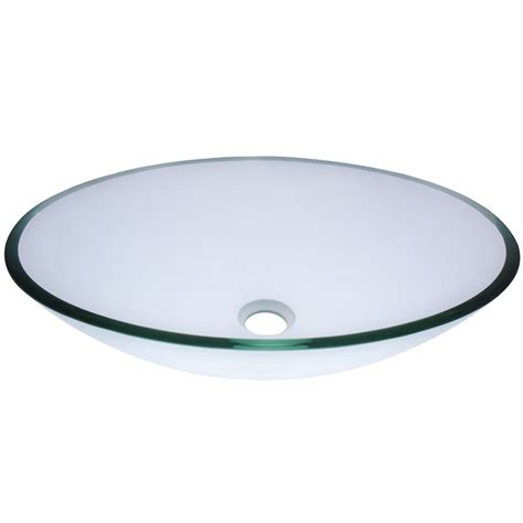 Novatto Ovale Glass Oval Vessel Bathroom Sink & Reviews | Wayfair