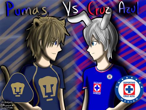 Pumas Vs Cruz Azul by OkumuraJaqueline on DeviantArt