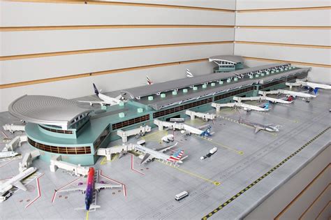 Gemini Jets GJARPTC LED Double Rotunda Deluxe Airport Terminal 1/400 Diecast New | eBay