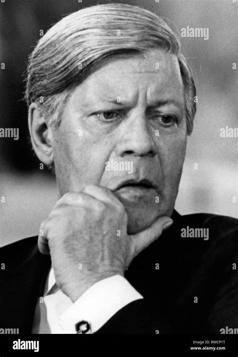 Helmut Schmidt, Federal Chancellor Stock Photo - Alamy