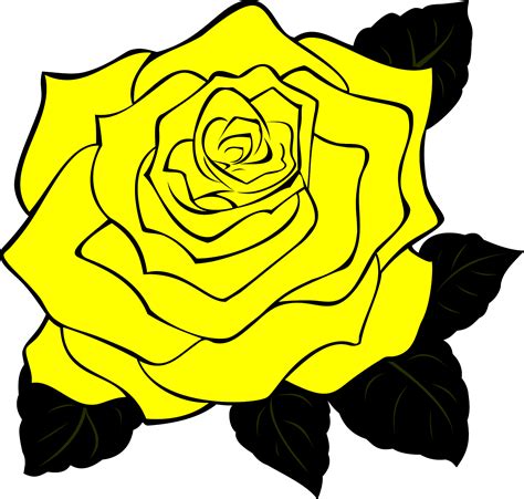 Yellow Rose Clip Art Free - ClipArt Best