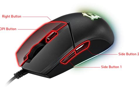 MSI Clutch GM11 Gaming Mouse