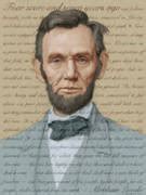 Abraham Lincoln - Soft Palette Digital Art by Swann Smith - Fine Art America