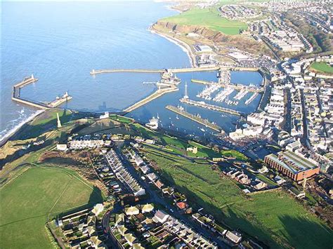 Whitehaven - a large coastal town in West Cumbria