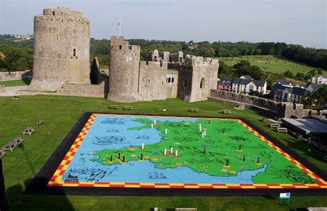 Pembroke Castle’s great map of wales is Largest in Britain - Museums + Heritage Advisor