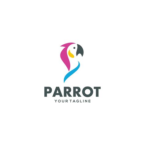 Parrot Logo Design Vector illustration 13979337 Vector Art at Vecteezy