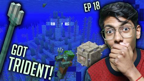 Raiding 2 Ocean Monuments - Ep 18 | Minecraft Hindi - YouTube