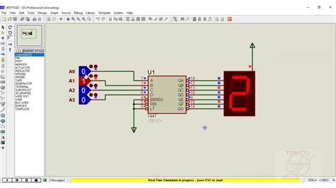 7 Segment Display Circuit Diagram 7447