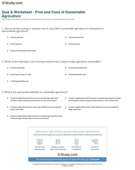 Agriculture Careers Worksheet — db-excel.com