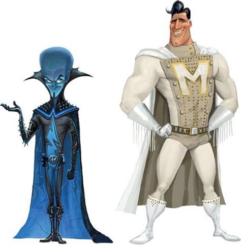 Megamind and Metro Man concept art from "Megamind" | Personajes ...