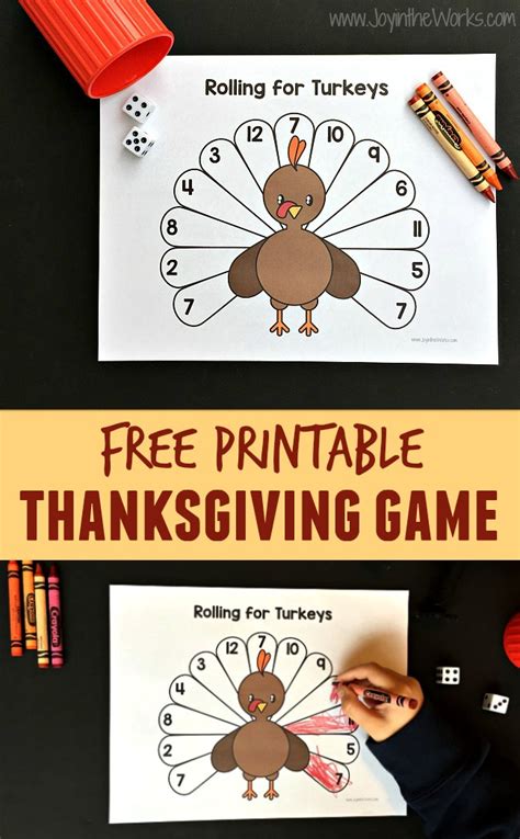 Free Thanksgiving Games Printable